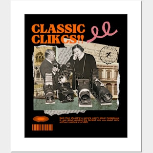 classic clicks Posters and Art